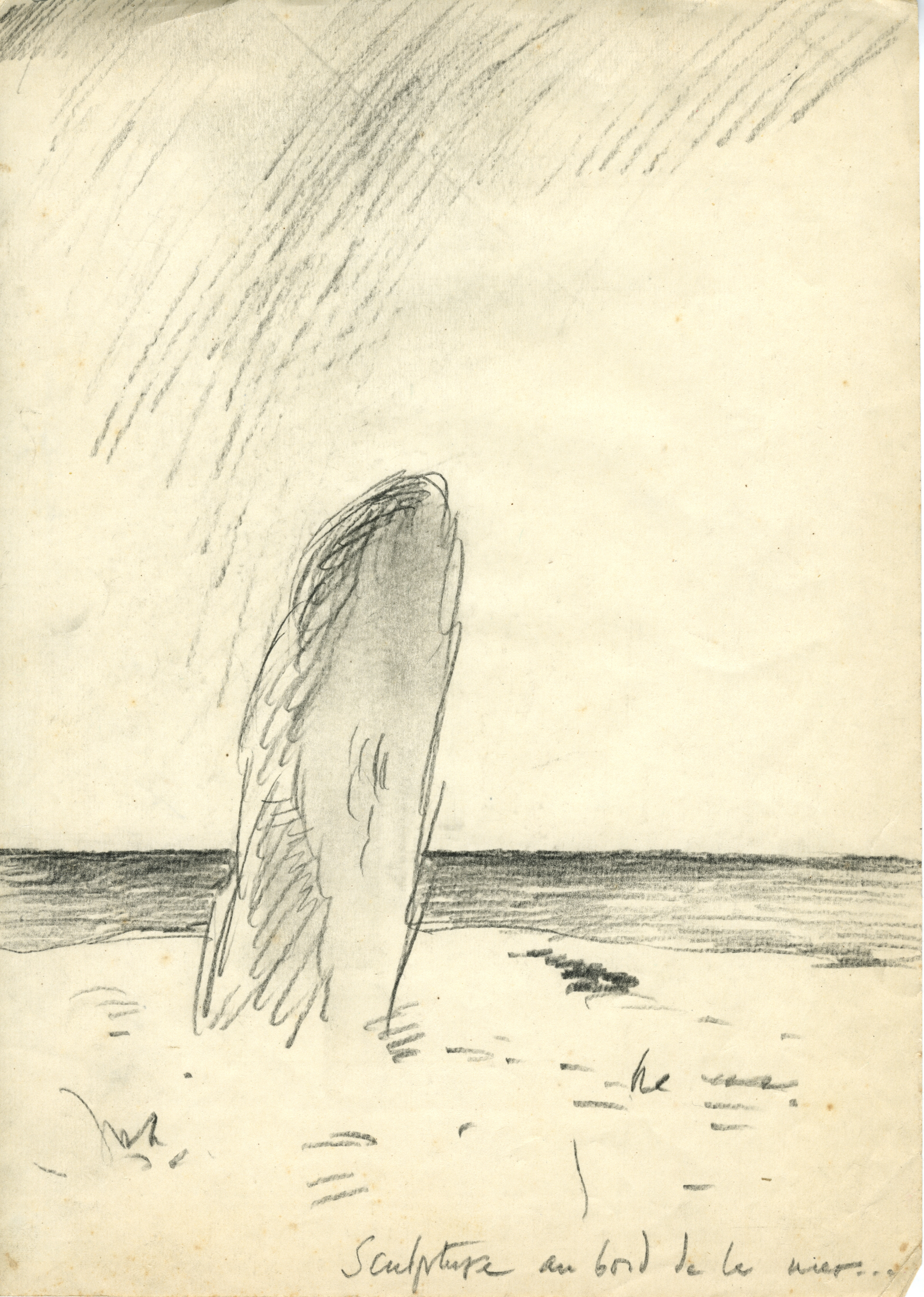 Sculpture au bord de la mer/de, 1976