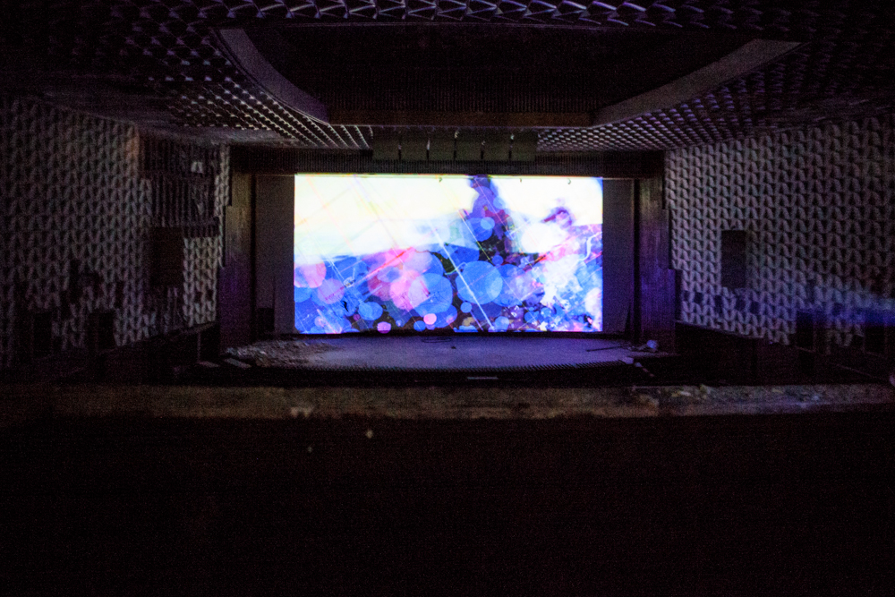 Video installation at Cosmos Cinema, Plovdiv