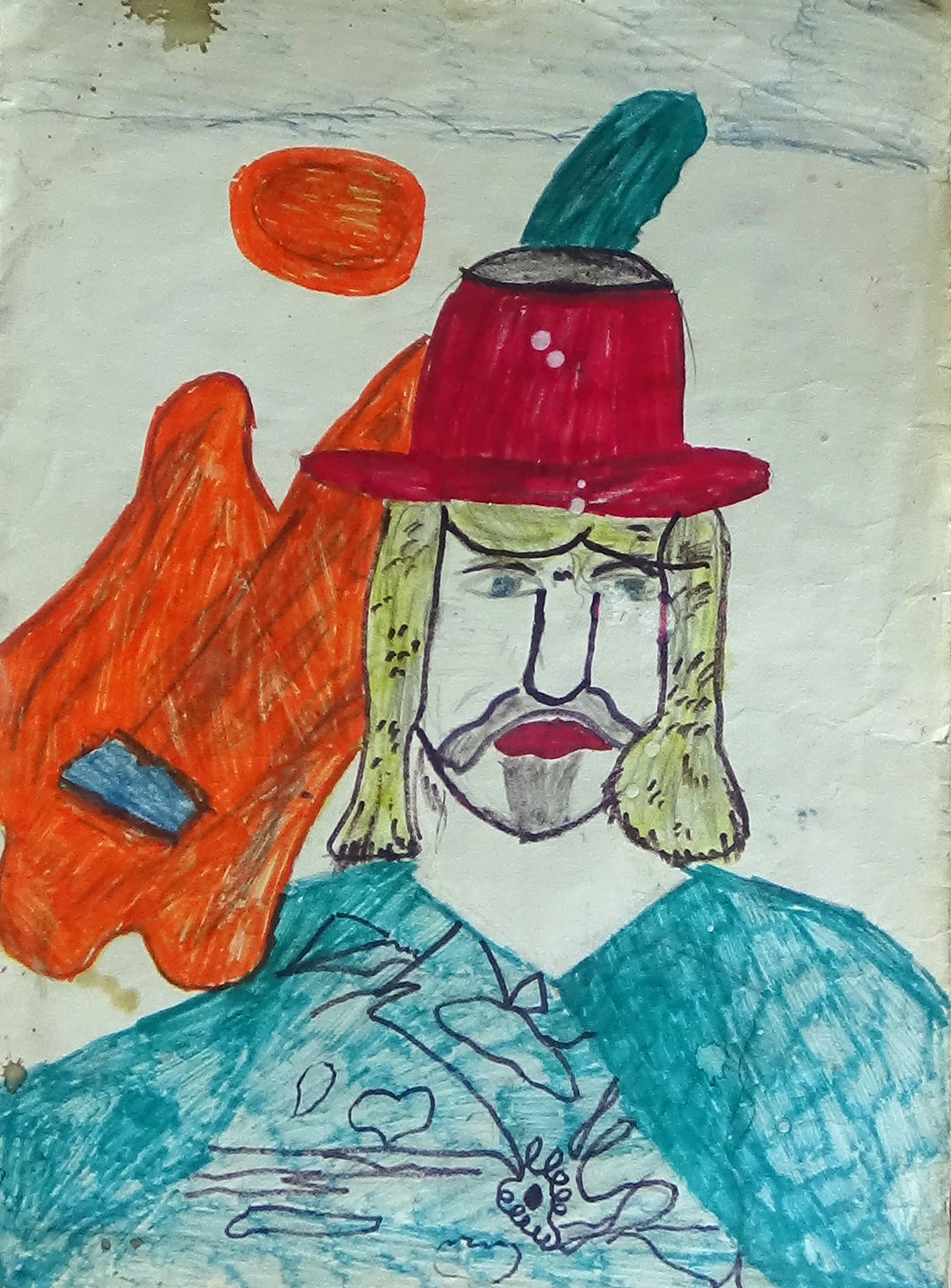Musketeer with a guitar, 1988
