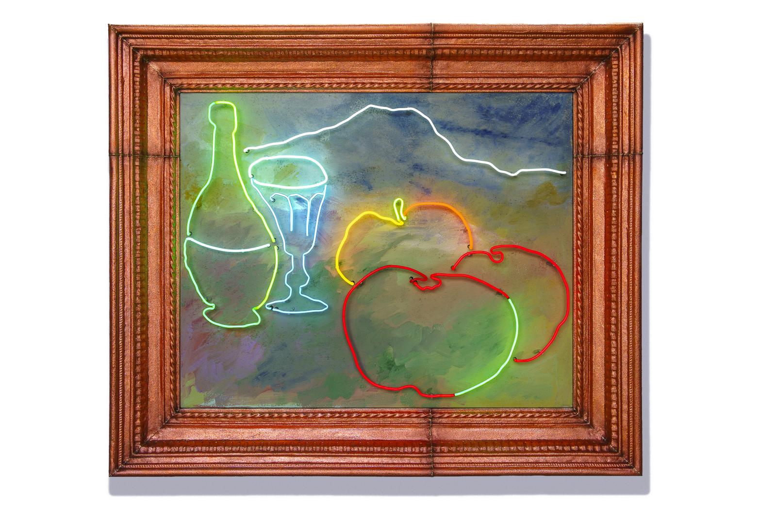 CARAFE, VERRE ET POMMES, 2025